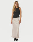 Neo Noir Vicky Heavy Sateen Skirt