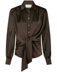 Neo Noir Naja Satin Shirt