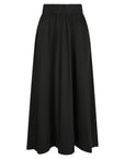Neo Noir Yara Long Poplin Skirt