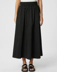 Neo Noir Yara Long Poplin Skirt