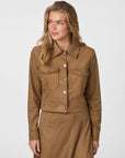 Neo Noir Tamari Faux Suede Jacket