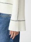 Neo Noir Roeme Knit Stitch Blouse