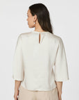 Neo Noir Liora Heavy Sateen Blouse