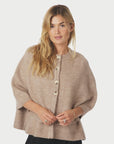 Neo Noir Josei Double Knit Cape
