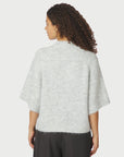 Neo Noir Benuta Fluffy Knit Cardigan