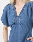 Neo Noir Illana Denim Dress