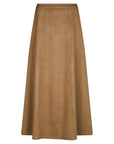 Neo Noir Raya Faux Suede Skirt