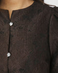 Neo Noir Aisa Brocade Blouse