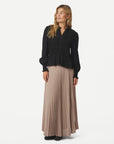 Neo Noir Boni Simple Plisse Skirt