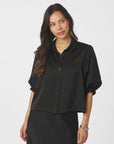 Neo Noir Etta Heavy Sateen Shirt