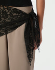 Neo Noir Serina Lace Scarf