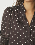 NEO NOIR Diana Dot Blouse