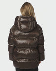 NEO NOIR Clotilde Shiny Puffer Jacket