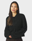 NEO NOIR Gio Fluffy Knit Cardigan