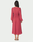 NEO NOIR Annelie Solid Crepe Dress