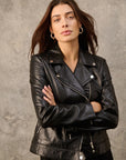 Soaked Maeve Leather Jacket LS