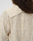 SOAKED Eneya Printed Funnel Blouse LS