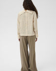 SOAKED Eneya Printed Funnel Blouse LS