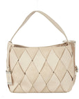 VÄSKA FLÄTAD BEIGE