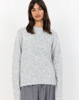 LEVETE ROOM INORA 4 PULLOVER LIGHT GREY MELANGE