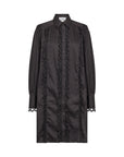 LEVETE ROOM ISLA SOLID DRESS 116 BLACK
