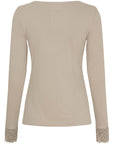 I SAY DEE LACE BLOUSE SAND