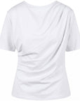 COSTER Sweat blouse with draped detail