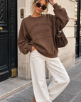 BY NAGY SWEATER MED LOGO TE575