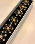 MAJA - Black & White Button Gold