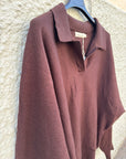 BY NAGY Oversize Polo Neck Sweater