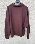 BY NAGY Oversize Polo Neck Sweater