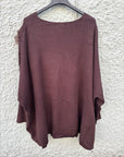 BY NAGY Sweater with flared sleeves & ruffles