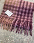 CPH SHAWL 14 wool mix burgundy