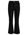 OBJECT BELLE MW 7/8 COATED FLARED PANTS