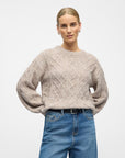 OBJECT SAGGIA LO CABLE KNIT PULLOVER DIV