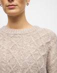 OBJECT SAGGIA LO CABLE KNIT PULLOVER DIV