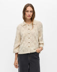 OBJECT KAISA FLORA 3/4 LO KNIT CARDIGAN NOOS
