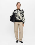 OBJECT HOLLOW L/S RE KNIT PULLOVER NOOS