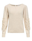 OBJJUCCA L/S RE KNIT PULLOVER