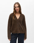 OBJECT HARRY L/S LO KNIT CARDIGAN NOOS