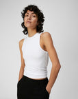 tank top i vitt