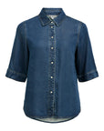 OBJECT FRAME 2/4 RE DENIM TOP