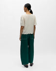 OBJECT SANNE 2/4 LO V-NECK TOP NOOS