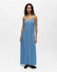 OBJECT FRAME SINGLET DENIM DRESS