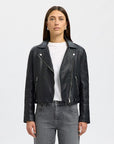 SELECTED KATIE LEATHER JACKET B NOOS