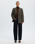 SELECTED VENDY WOOL LS KNIT ROLL NECK NOOS