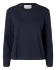 SELECTED ESSENTIAL LS BOXY TEE NOOS
