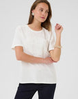 Vit bas t-shirt