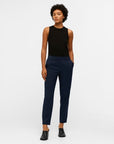OBJECT BYXA LISA SLIM PANT SKY CAPTAIN