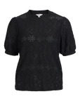 OBJECT TOPP FEODORA SS TOP BLACK